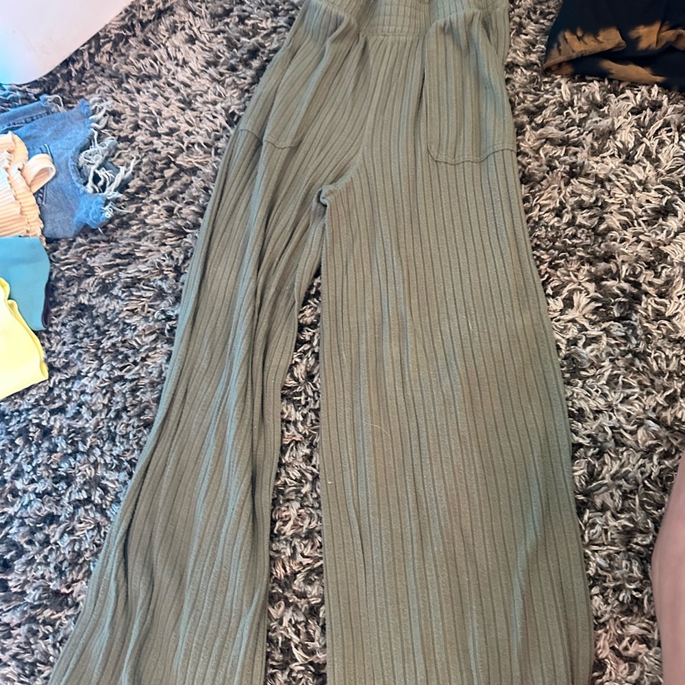 Straight leg pants